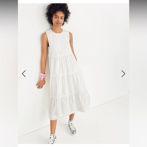 Madewell Cattail Tiered Dress